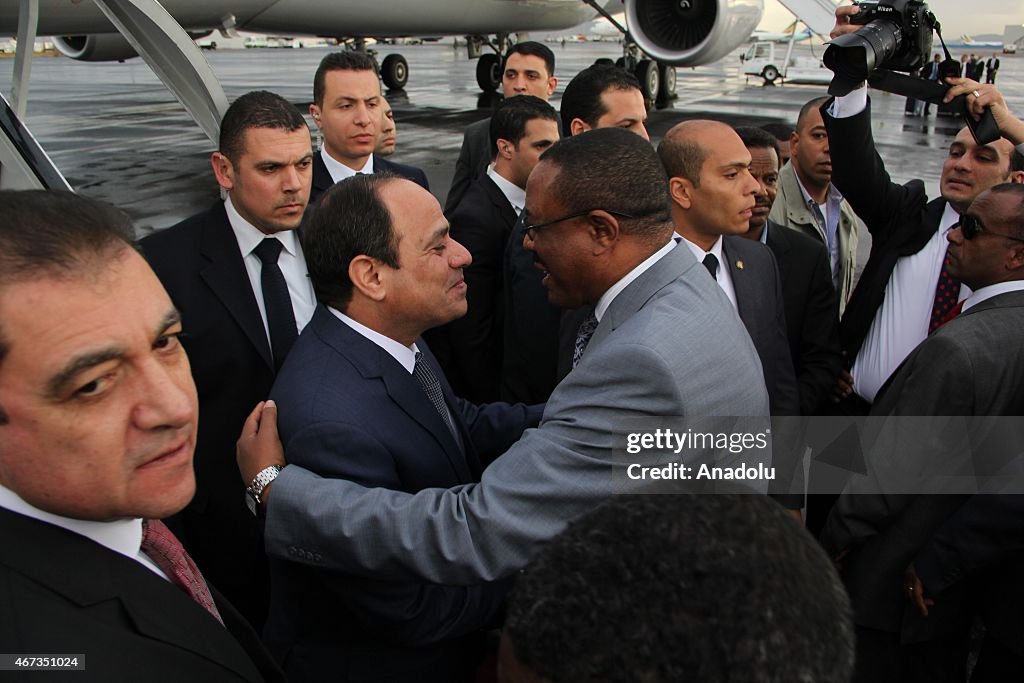 Egyptian President Sisi meets with visits Ethiopia