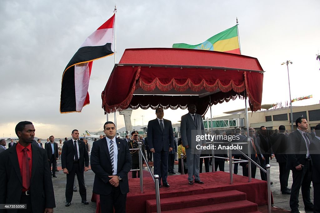 Egyptian President Sisi meets with visits Ethiopia
