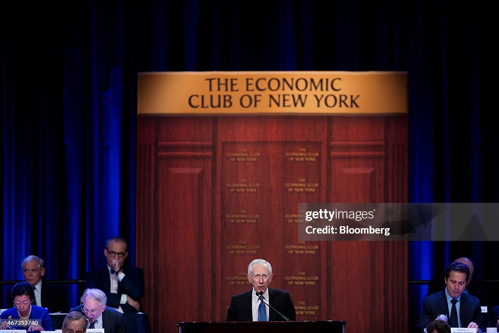 Federal Reserve Vice Chairman Stanley Fischer Speaks To The Economic Club Of New York