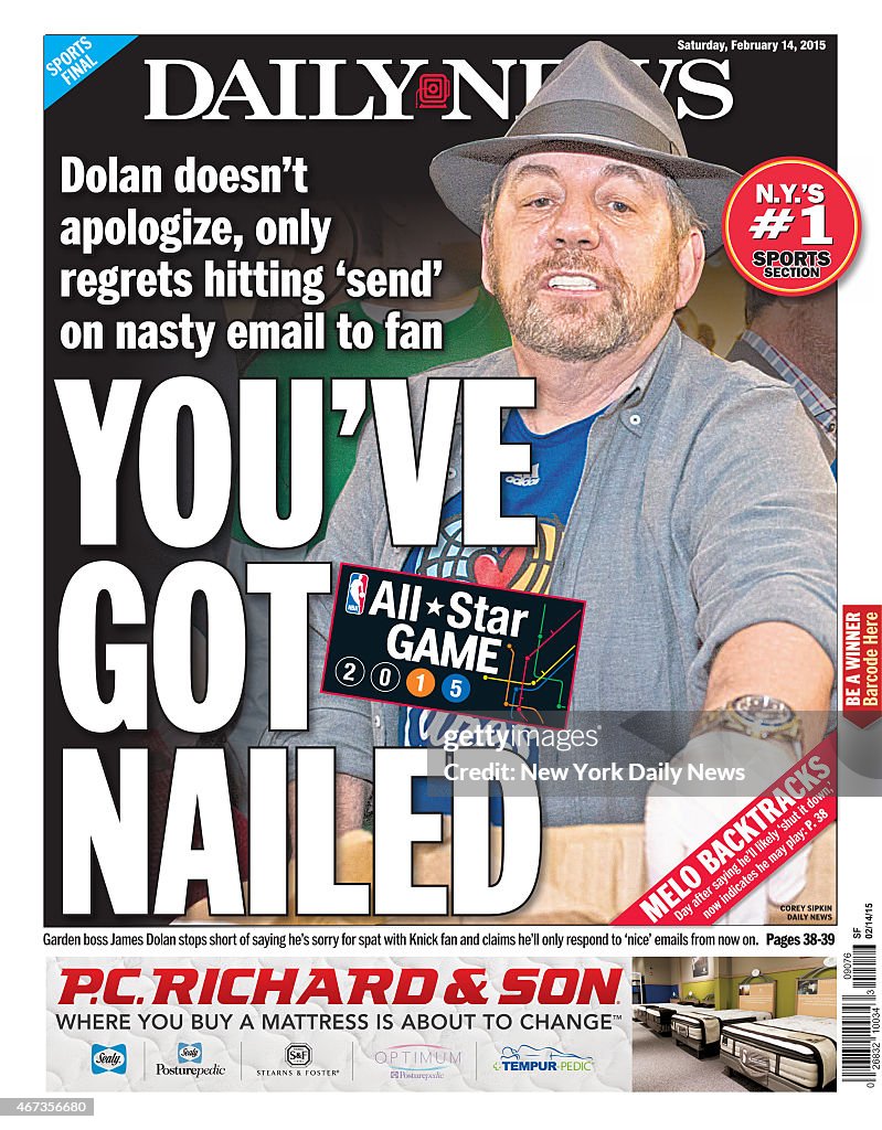 Daily News Back Page