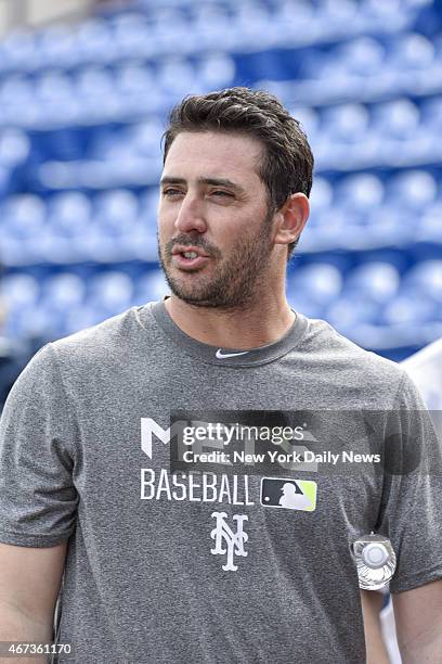 New York Mets starting pitcher Matt Harvey .