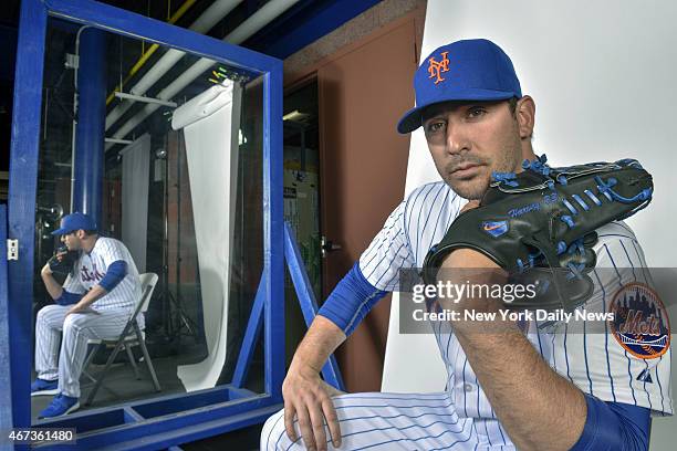 New York Mets starting pitcher Matt Harvey . New York Mets Photo Day.