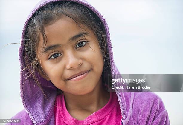 girl on beach in belize - san pedro stock-fotos und bilder