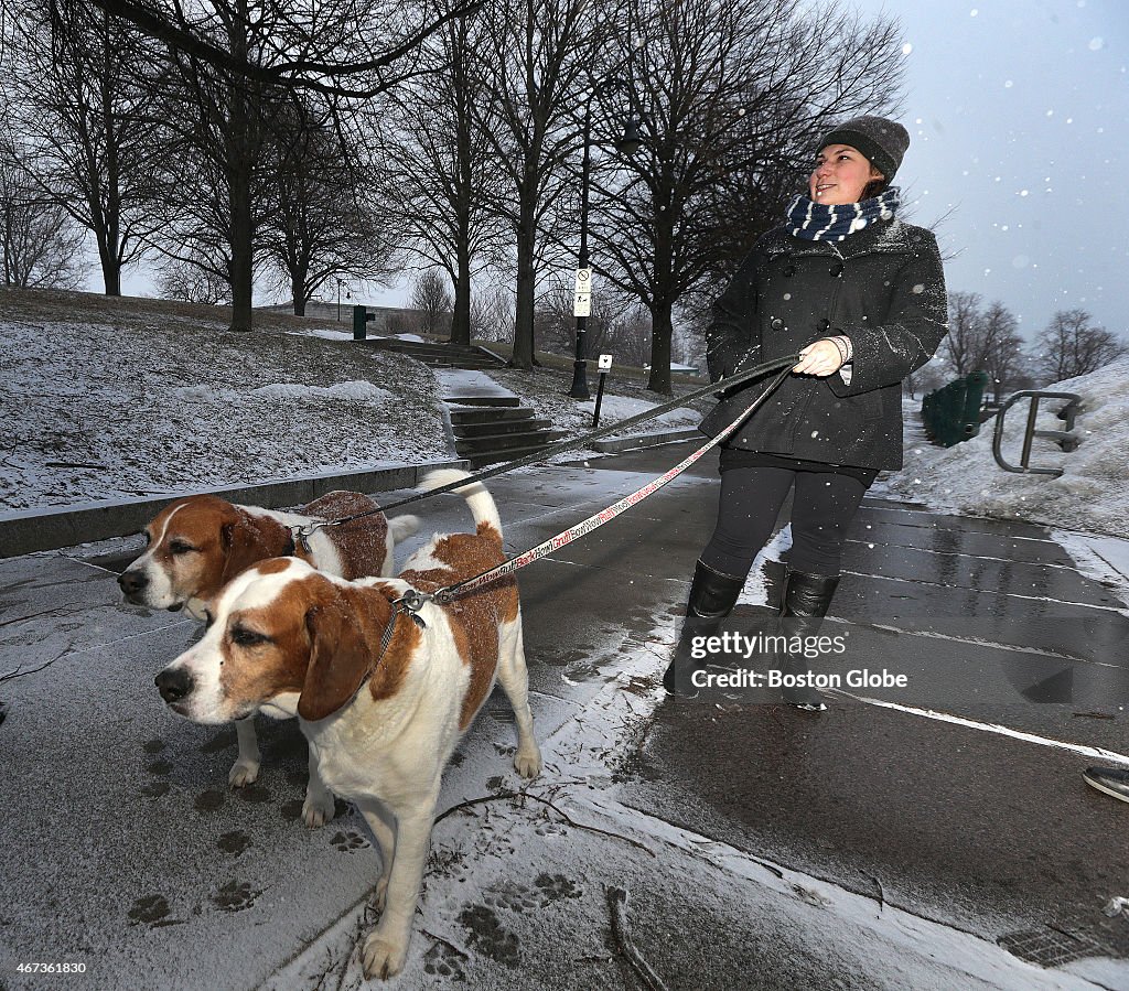 Spring Arrives In Boston, And So Does More Snow