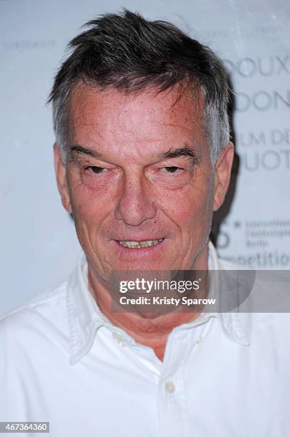 Benoit Jacquot attends the 'Journal D'Une Femme De Chambre' Paris Premiere at MK2 Bibliotheque on March 23, 2015 in Paris, France.