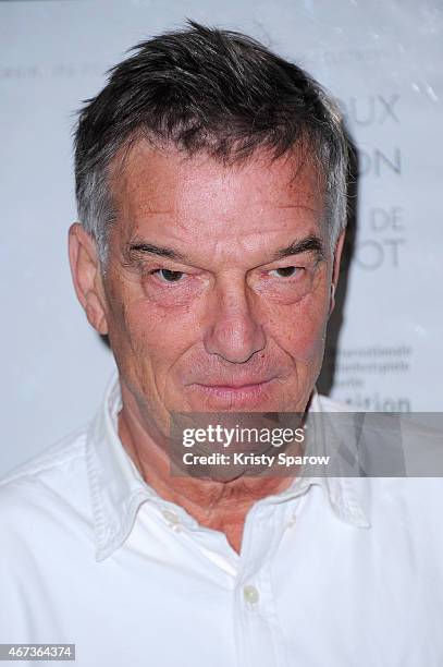 Benoit Jacquot attends the 'Journal D'Une Femme De Chambre' Paris Premiere at MK2 Bibliotheque on March 23, 2015 in Paris, France.