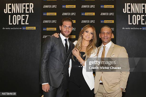 Diego Coppel, Jennifer Lopez and Ariadna Gill attend the Jennifer News  Photo - Getty Images