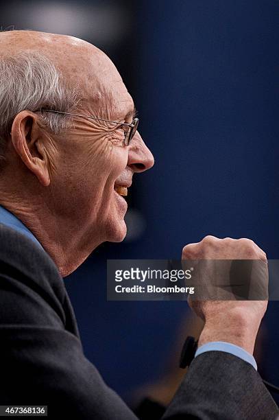 Supreme Court Justice Stephen Breyer testifies during a Financial Services and General Government Subcommittee in Washington, D.C., U.S., on Monday,...