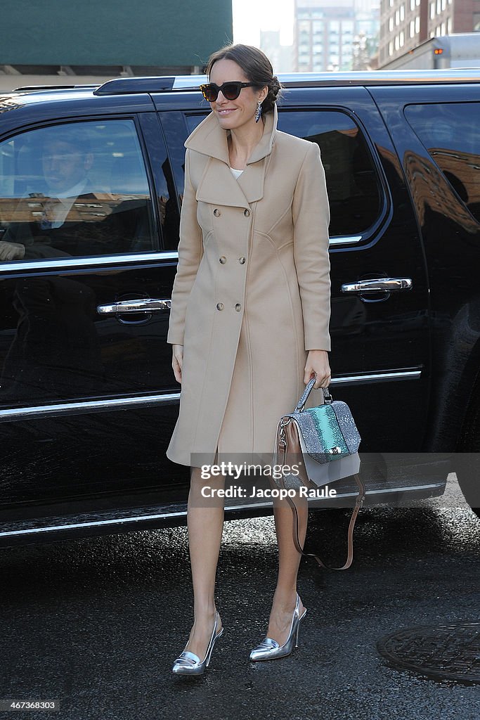 Seen Around Lincoln Center - Day 1 - Mercedes-Benz Fashion Week Fall 2014