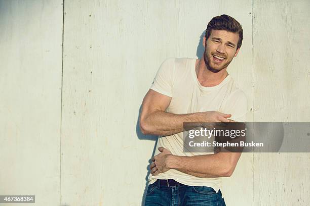 Actor Derek Theler is photographed for Glamoholic on November 24, 2014 in Hollywood, California.