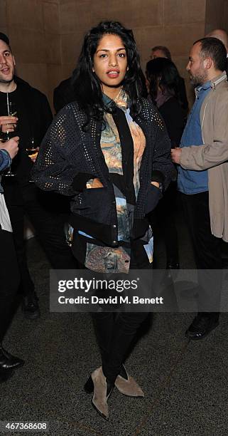 Attends a private view of "Nick Waplington/Alexander McQueen: Working Progress" at the Tate Britain on March 23, 2015 in London, England.