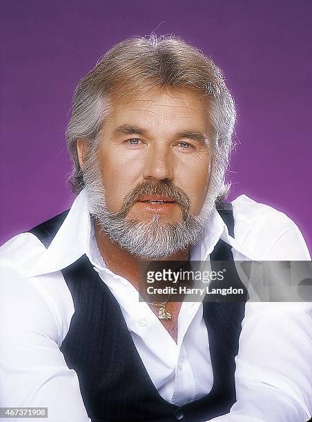 Singer Kenny Rogers poses for a portrait in 1979 in Los Angeles, California.