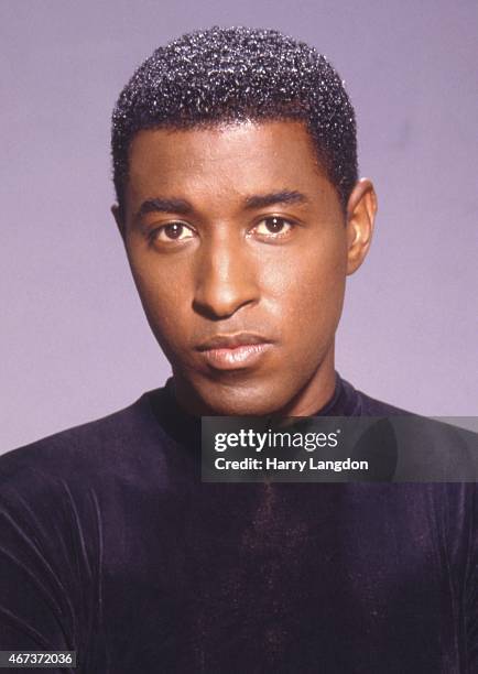 Singer, songwriter and producer Kenneth 'Babyface' Edmonds poses for a portrait in 1992 in Los Angeles, California.