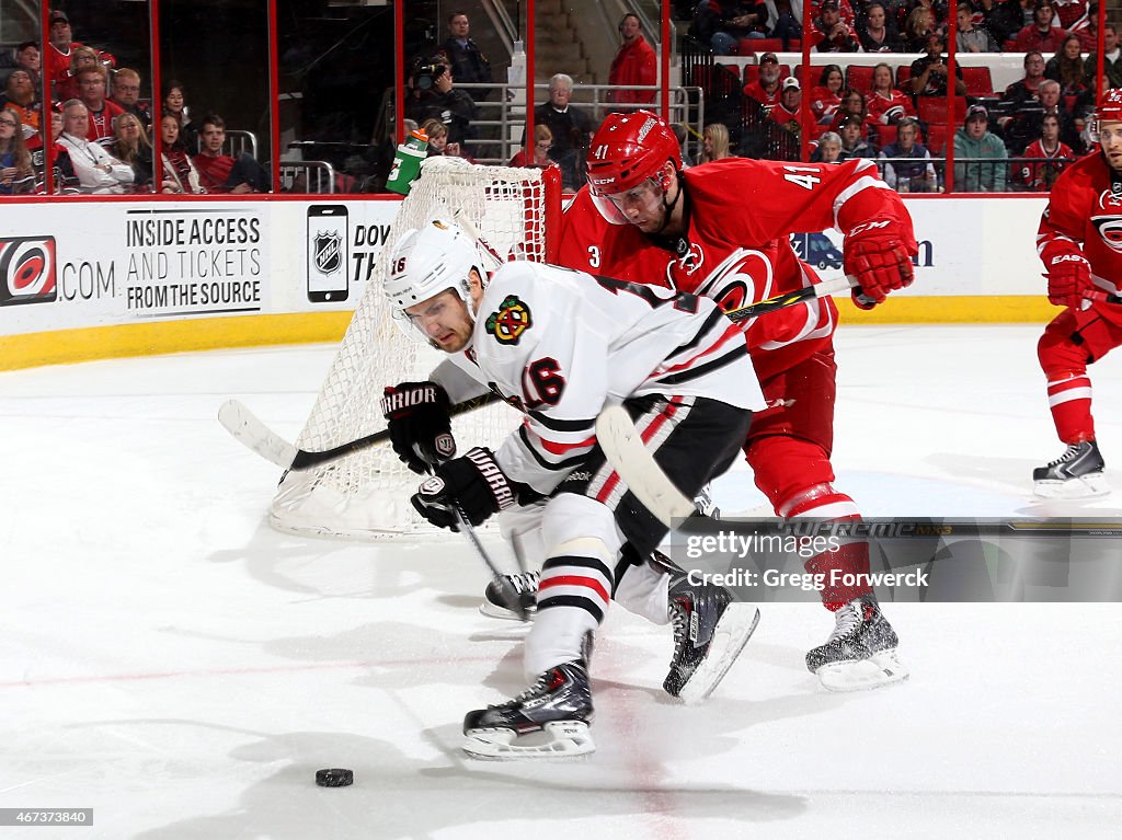 Chicago Blackhawks v Carolina Hurricanes