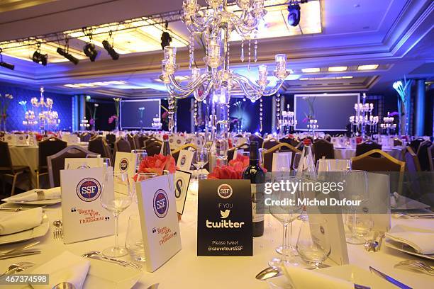 Internal view of the 'Sauveteurs Sans Frontiere' : Charity Party In Paris on March 23, 2015 in Paris, France.