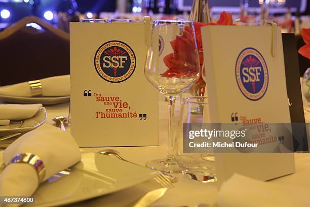 Internal view of the 'Sauveteurs Sans Frontiere' : Charity Party In Paris on March 23, 2015 in Paris, France.