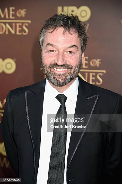 Actor Ian Beattie attends HBO's "Game of Thrones" Season 5 Premiere and After Party at the San Francisco Opera House on March 23, 2015 in San...