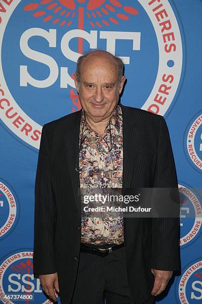 Michel Jonasz attends the 'Sauveteurs Sans Frontiere' : Charity Party In Paris on March 23, 2015 in Paris, France.