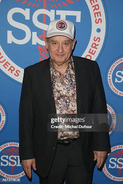 Michel Jonasz attends the 'Sauveteurs Sans Frontiere' : Charity Party In Paris on March 23, 2015 in Paris, France.