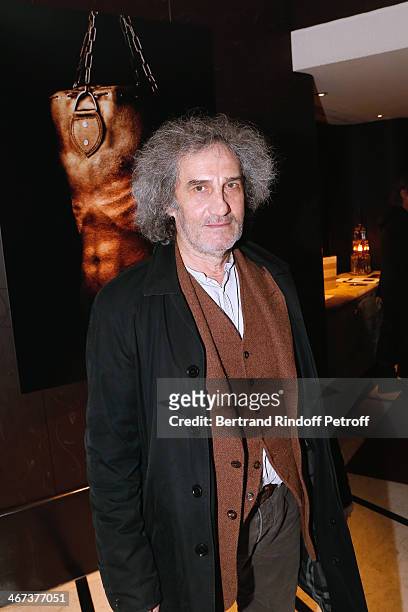 Director Philippe Garel attends the Arthur Aubert Exhibition private view. Held at Le Fouquet's Barriere Hotel on February 6, 2014 in Paris, France.