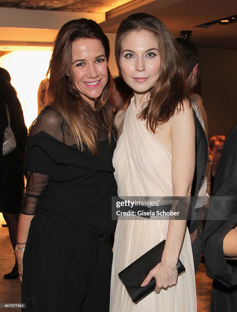 Alexandra Neldel and Nora von Waldstaetten attend the Berlin Opening