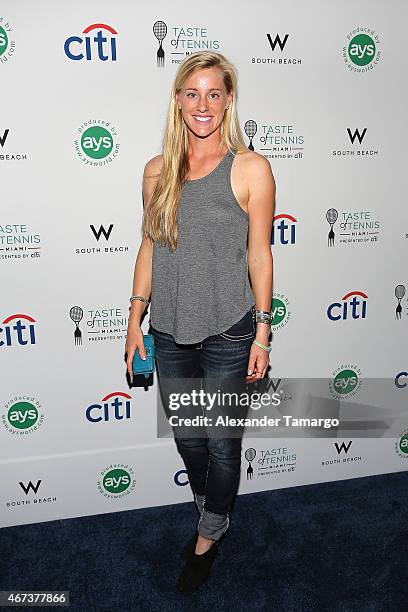 Alison Riske attends Taste Of Tennis Miami Presented By Citi at W South Beach on March 23, 2015 in Miami Beach, Florida.