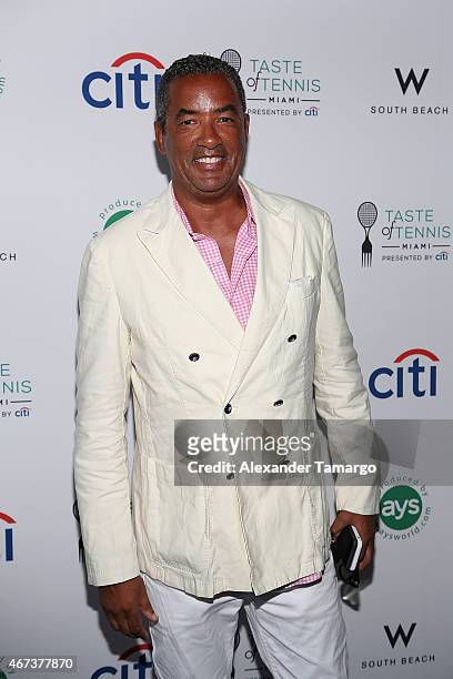 Guest attends Taste Of Tennis Miami Presented By Citi at W South Beach on March 23, 2015 in Miami Beach, Florida.