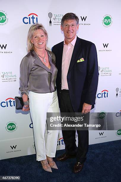 Guests attend the Taste Of Tennis Miami Presented By Citi at W South Beach on March 23, 2015 in Miami Beach, Florida.