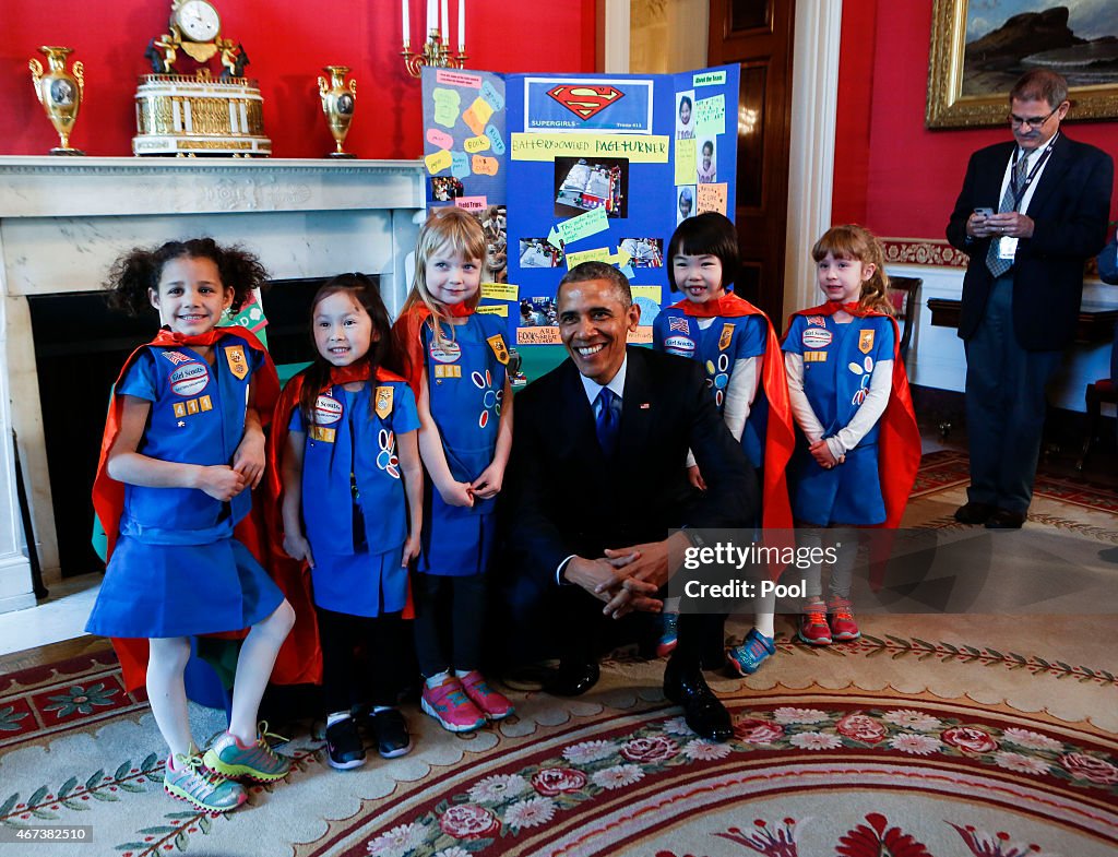 President Obama Hosts White House Science Fair