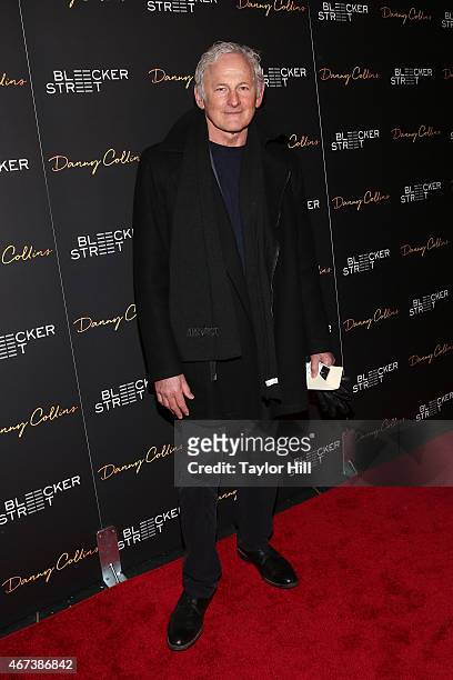 Actor Victor Garber attends the "Danny Collins" premiere at AMC Lincoln Square Theater on March 18, 2015 in New York City.
