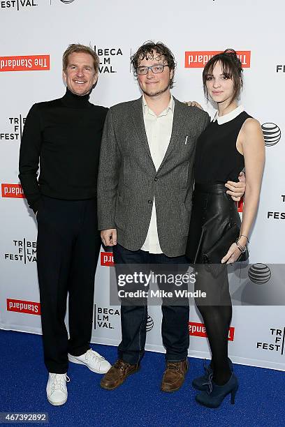 Actor Matthew Modine, director Boman Modine and Sarah Modine attend the 2015 Tribeca Film Festival LA Kickoff Reception at The Standard, Hollywood on...