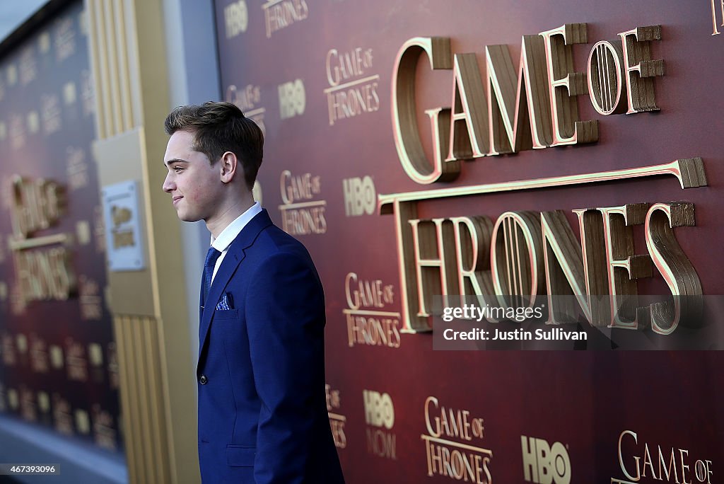 San Francisco Premiere Of HBO's "Game Of Thrones" Season 5 - Red Carpet