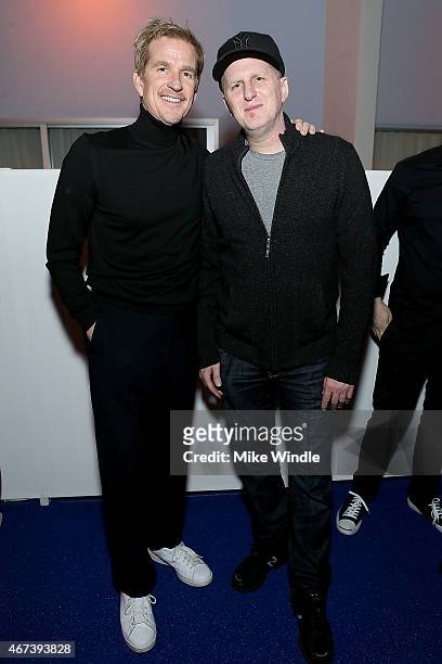 Matthew Modine and Michael Rapaport attend the 2015 Tribeca Film Festival LA Kickoff Reception at The Standard, Hollywood on March 23, 2015 in West...