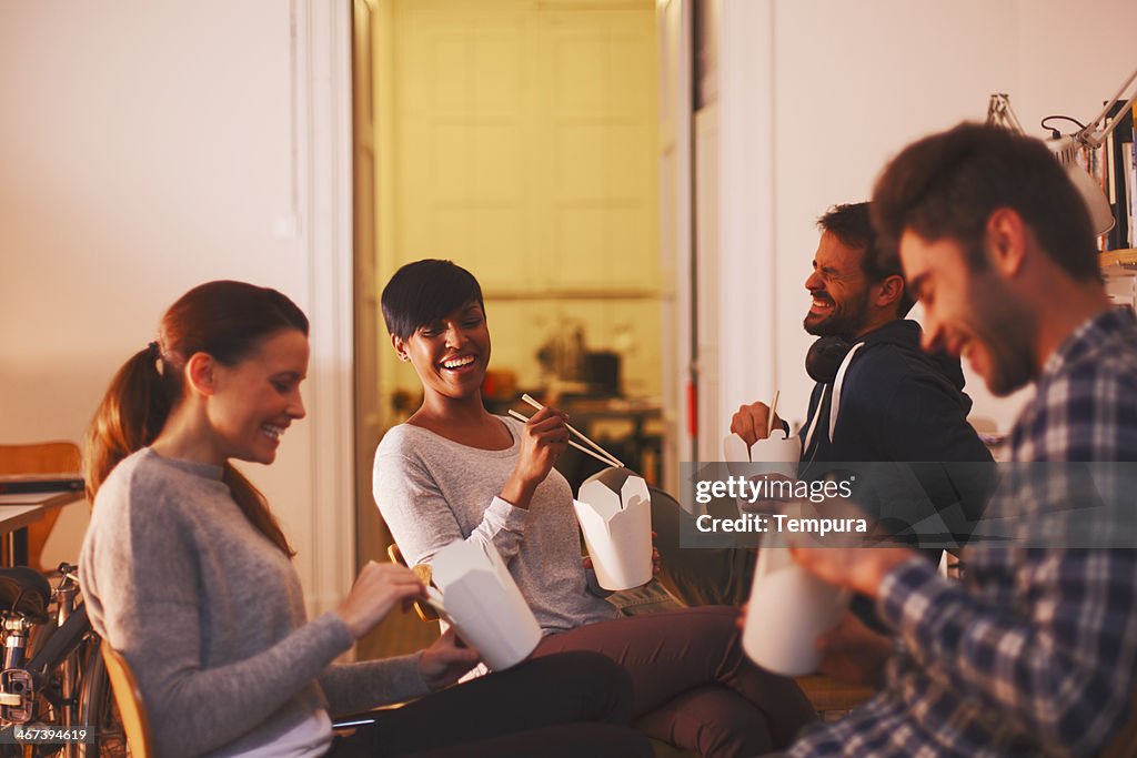 Noite tome a partir dos alimentos.