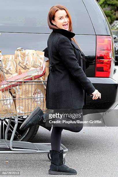 Kyle Richards is seen on February 06, 2014 in Los Angeles, California.
