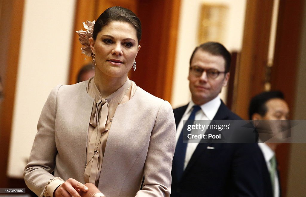 Crown Princess of Sweden Victoria Visits South Korea - Day 2
