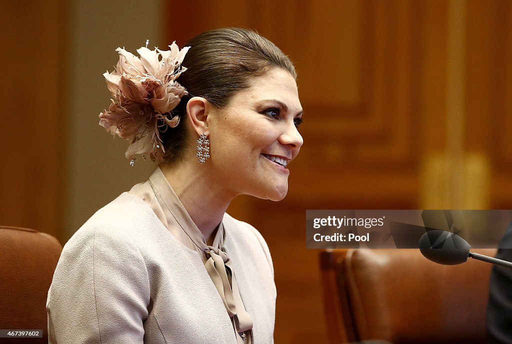 Crown Princess of Sweden Victoria Visits South Korea - Day 2