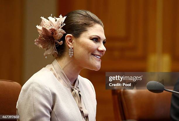 Crown Princess of Sweden Victoria Visits South Korea - Day 2, News Photo