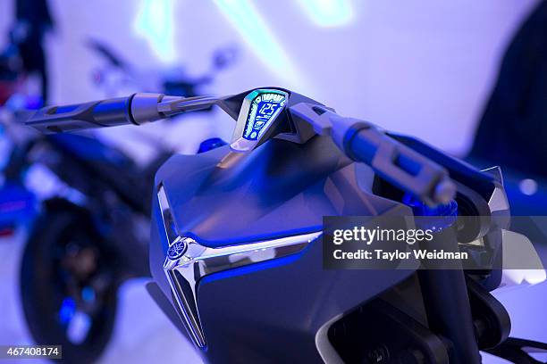 The Yamaha 03GEN is displayed at the 36th Bangkok International Motor Show at Impact Muang Thong Thani on March 24, 2015 in Bangkok, Thailand.