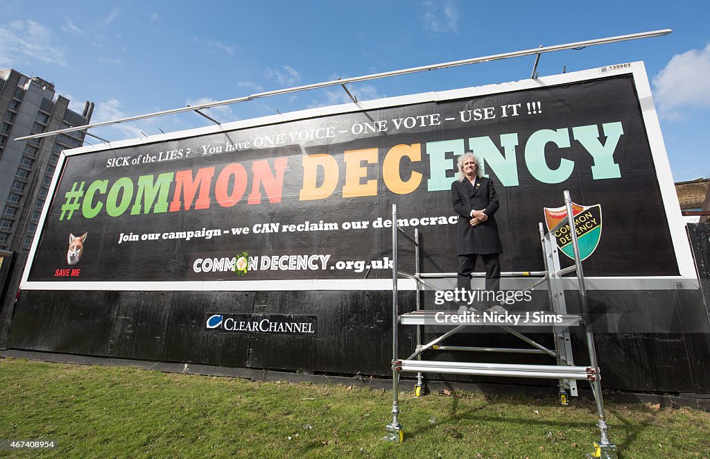 Brian May Launches 'Common Decency Campaign'