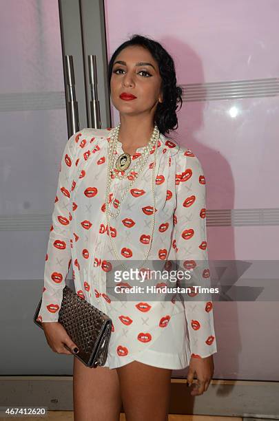 Television actress Shweta Salve at Lakme Fashion Week Summer/Resort 2015 on March 19, 2015 in Mumbai, India.