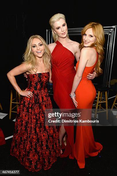 Actress AnnaSophia Robb, Model Ireland Baldwin and Bella Thorne attend Go Red For Women The Heart Truth Red Dress Collection 2014 Show Made Possible...