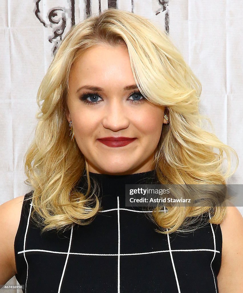 Actress Emily Osment attends AOL BUILD Speaker Series: Emily Osment