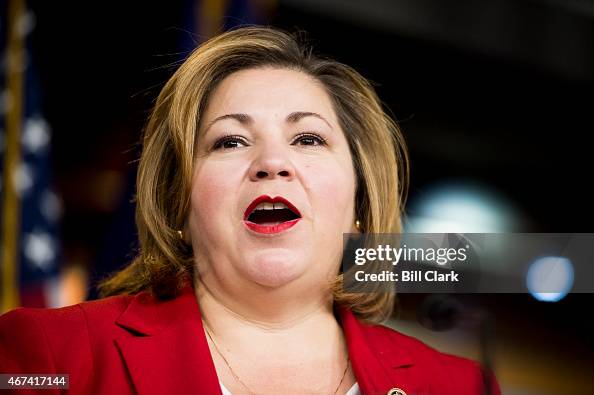 Rep. Sanchez Ca Rep. Linda Sanchez, D-Calif., speaks as members of the Congressional ...