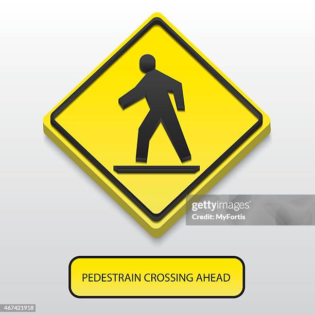 3d pedestrian crossing ahead sign - male maldives stock illustrations