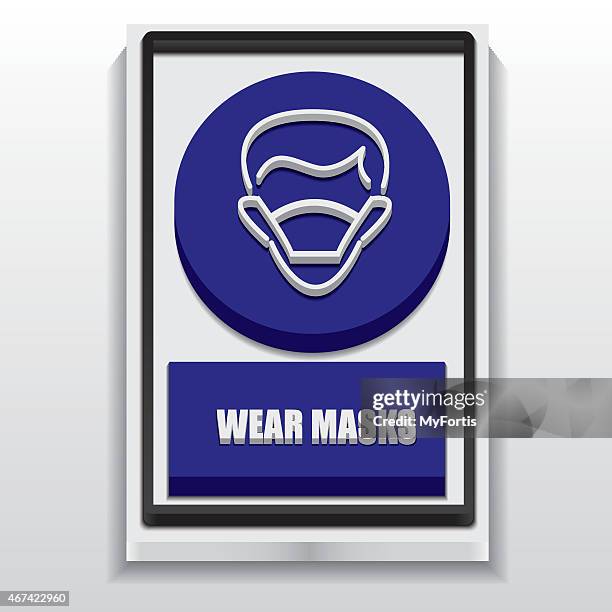 Mask Clean Sign 148 Clean Up After Yourself Sign High Res Illustrations - Getty Images