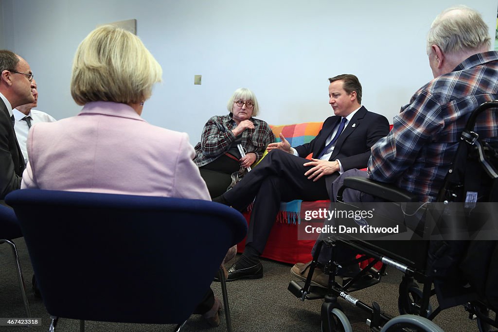 The Prime Ministers Visits Pensioners In Westminster