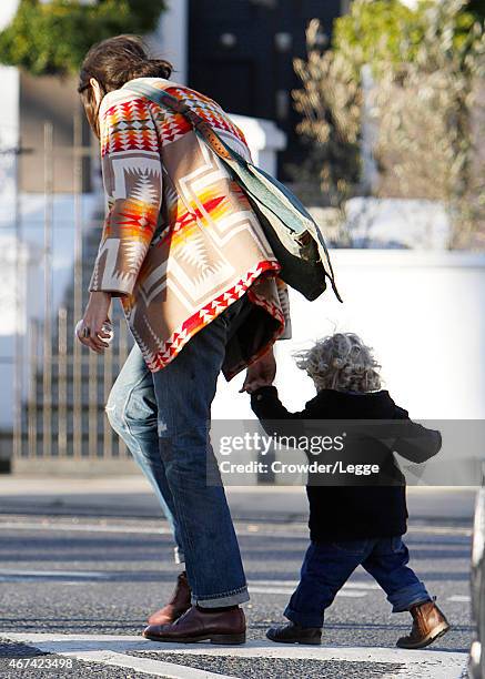Pixie Geldof and Sir Bob Geldof are seen with his late daughter Peaches children as he spends the day in Primrose Hill with his family including...