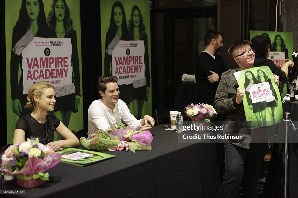 The Cast Of "Vampire Academy" Meet Fans