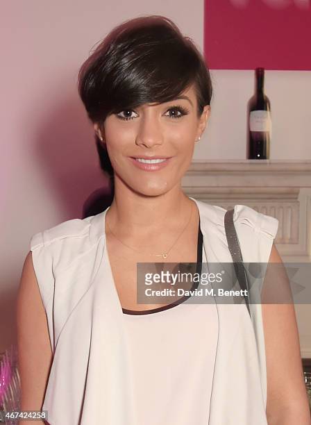 Frankie Bridge attends as Rochelle Humes presents her SS15 collection for very.co.uk at The Portico Rooms, Somerset House on March 24, 2015 in...
